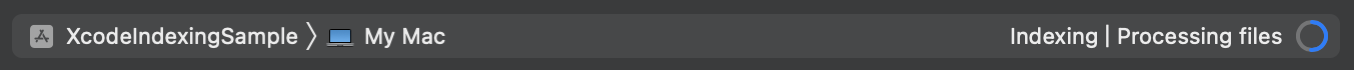 Xcode indexing